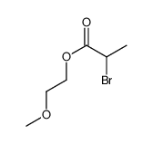 2-methoxyethyl 2-bromopropanoate结构式