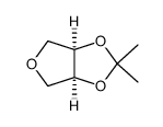 cis-3,4-isopropylidenedioxytetrahydrofuran Structure