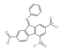 2,4,7-trinitro-N-phenyl-fluoren-9-imine structure