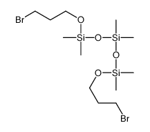 bis[[3-bromopropoxy(dimethyl)silyl]oxy]-dimethylsilane结构式