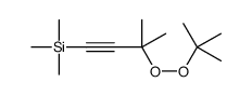 (3-tert-butylperoxy-3-methylbut-1-ynyl)-trimethylsilane Structure