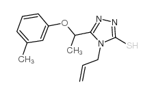 4-烯丙基-5-[1-(3-甲基苯氧基)乙基]-4H-1,2,4-噻唑-3-硫醇图片