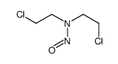 NITROSOBIS-(2-CHLOROETHYL)-AMINE结构式