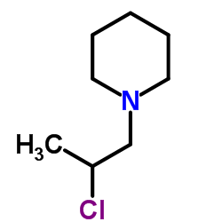 n-(2-氯丙基)哌啶结构式