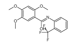 BENZAMIDE, 2,4,5-TRIMETHOXY-N-[2-(TRIFLUOROMETHYL)PHENYL]-结构式