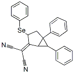 [5,6-Diphenyl-3-(phenylseleno)bicyclo[3.1.0]hexan-2-ylidene]malononitrile structure