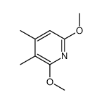 3,4-Lutidine,2,6-dimethoxy-(5CI) structure