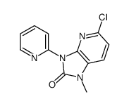 5-chloro-1-methyl-3-pyridin-2-ylimidazo[4,5-b]pyridin-2-one结构式