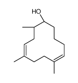 (1S,2R,4E,8E)-2,5,8-trimethylcyclododeca-4,8-dien-1-ol Structure