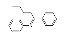 (E)-N,1-diphenylpentan-1-imine结构式