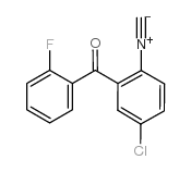 2-ISOCYANO-5-CHLORO-2'-FLUOROBENZOPHENONE Structure