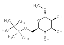 methyl-a-d-6-o-t-butyldimethyl-mannopyranoside Structure