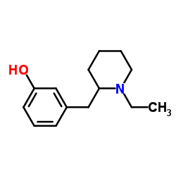 Phenol, 3-[(1-ethyl-2-piperidinyl)methyl]- (9CI)结构式