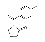 N-(1-[4-methylphenyl]ethenyl)-2-pyrrolidinone结构式