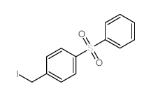 Benzene,1-(iodomethyl)-4-(phenylsulfonyl)-结构式