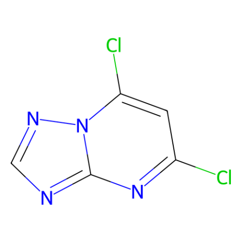 5,7-二氯-[1,2,4]噻唑并[1,5-a]嘧啶结构式