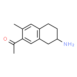 Ethanone, 1-(7-amino-5,6,7,8-tetrahydro-3-methyl-2-naphthalenyl)- (9CI) Structure