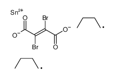 5,6-dibromo-2,2-dibutyl-1,3,2-dioxastannepine-4,7-dione结构式