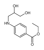 ethyl 4-(2,3-dihydroxypropylamino)benzoate结构式