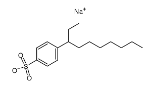 sodium p-(3-decyl)benzenesulphonate结构式