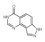 4H-Pyrazolo[3,4-h]quinazolin-4-one, 1,7-dihydro- Structure