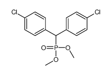 1-chloro-4-[(4-chlorophenyl)-dimethoxyphosphorylmethyl]benzene结构式