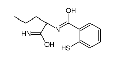 N-[(2S)-1-amino-1-oxopentan-2-yl]-2-sulfanylbenzamide Structure