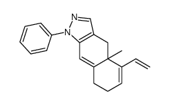 5-ethenyl-4a-methyl-1-phenyl-7,8-dihydro-4H-benzo[f]indazole Structure