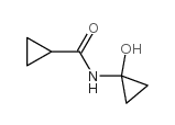 Cyclopropanecarboxamide, N-(1-hydroxycyclopropyl)- (9CI) Structure