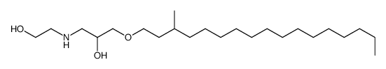 1-(2-hydroxyethylamino)-3-(3-methylheptadecoxy)propan-2-ol Structure