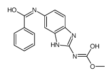 CARBAMIC ACID, [5-(BENZOYLAMINO)-1H-BENZIMIDAZOL-2-YL]-, METHYL ESTER结构式