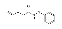 N-(phenylthio)pent-4-enamide结构式