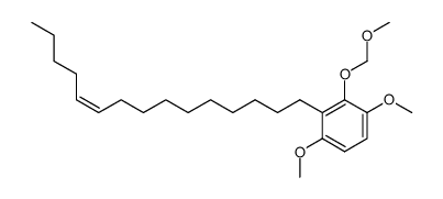 1-((3,6-dimethoxy-2-methoxymethyleneoxy)phenyl)-10-pentadecene结构式