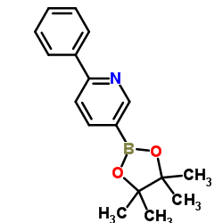 2-苯基-5-(4,4,5,5-四甲基-1,3,2-二氧杂环戊硼烷-2-基)吡啶图片