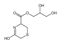 2,3-dihydroxypropyl 5-oxothiomorpholine-3-carboxylate结构式