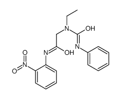 2-[ethyl(phenylcarbamoyl)amino]-N-(2-nitrophenyl)acetamide Structure