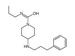 4-(3-phenylpropylamino)-N-propylpiperidine-1-carboxamide Structure