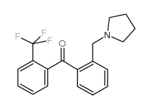 2-PYRROLIDINOMETHYL-2'-TRIFLUOROMETHYLBENZOPHENONE图片