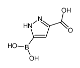 Pyrazole-3(or 5)-carboxylic acid, 5(or 3)-borono- (7CI) picture