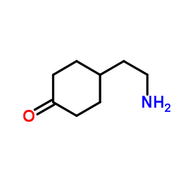 4-(2-Aminoethyl)cyclohexanone Structure