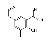 2-hydroxy-3-methyl-5-prop-2-enylbenzamide Structure