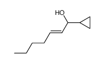 1-cyclopropyl-2E-hepten-1-ol结构式