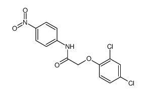 2-(2,4-dichlorophenoxy)-N-(4-nitrophenyl)acetamide Structure