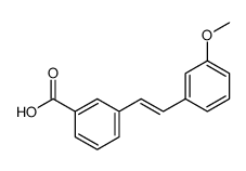 3-[(E)-2-(3-methoxyphenyl)ethenyl]benzoic acid Structure