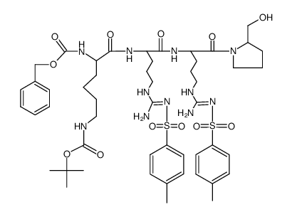 Boc-Cys-Arg(tos)-Arg(Tos)-Prolinol Structure