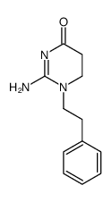 2-Amino-1-(2-phenylethyl)-5,6-dihydro-4(1H)-pyrimidinon结构式