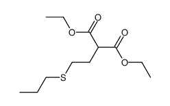 2-Propylmercaptoethyl-malonsaeure-diethylester Structure