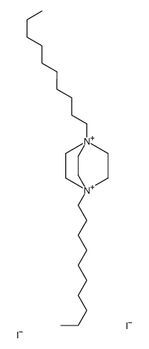 1,4-didecyl-1,4-diazoniabicyclo[2.2.2]octane,diiodide结构式