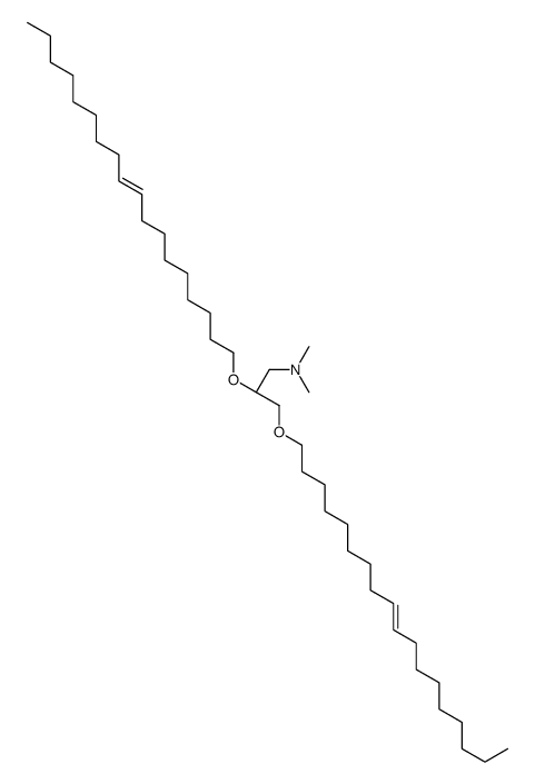 (2S)-N,N-dimethyl-2,3-bis(octadec-9-enoxy)propan-1-amine Structure