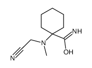 1-[cyanomethyl(methyl)amino]cyclohexane-1-carboxamide Structure